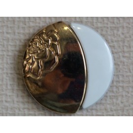 Кнопка декоративная 25 мм №7 золото (1000 штук)