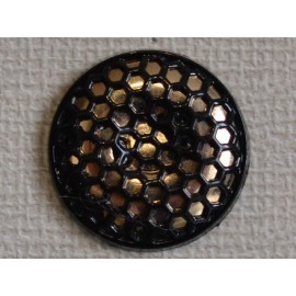 Кнопка декоративная 25 мм №18 золото (1000 штук)