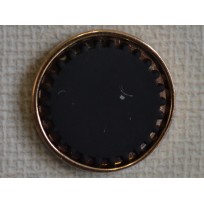 Кнопка декоративная 25 мм №21 золото (1000 штук)