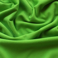 Ткань трикотаж креп зеленый (метр )