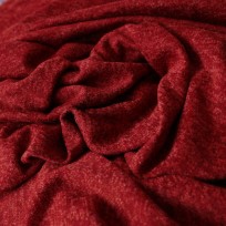 Тканьтрикотаж софт меланж красный (метр )