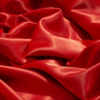 Ткань атлас королевский стрейч красный (метр )